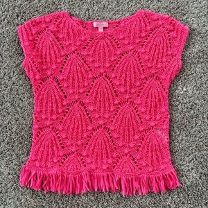 Lilly Pulitzer Cassiss Crochet top